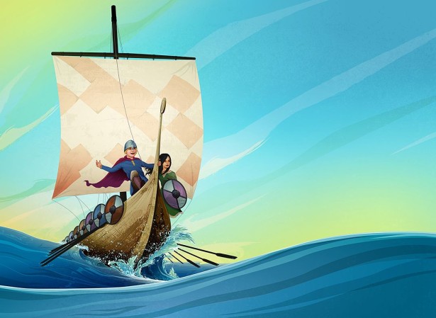 Huan Tran Illustrates Junior Vikings for the Royal Ontario Museum