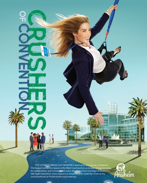 Bonnie Holland Shoots Brand-New Visit Anaheim Campaign
