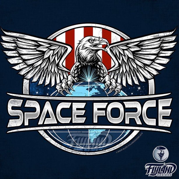 Brian Allen's New T-Shirt Design "Space Force"