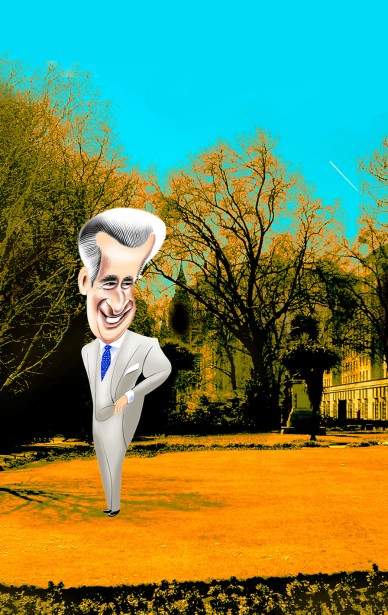 Urs J. Knobel illustrated HRH The Prince of Wales.