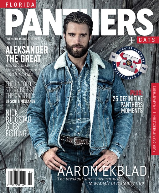 George Kamper Photographs Aaron Ekblad NHL Defenseman for Florida Panthers