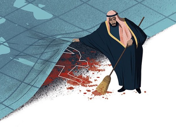 Bonazzi Illustrates Die Zeit Article On Saudi/Russia Parallels