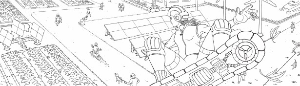 Andreas von Buddenbrock Illustrates for World’s Largest Coloring Book!