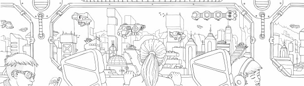 Andreas von Buddenbrock Illustrates for World’s Largest Coloring Book!