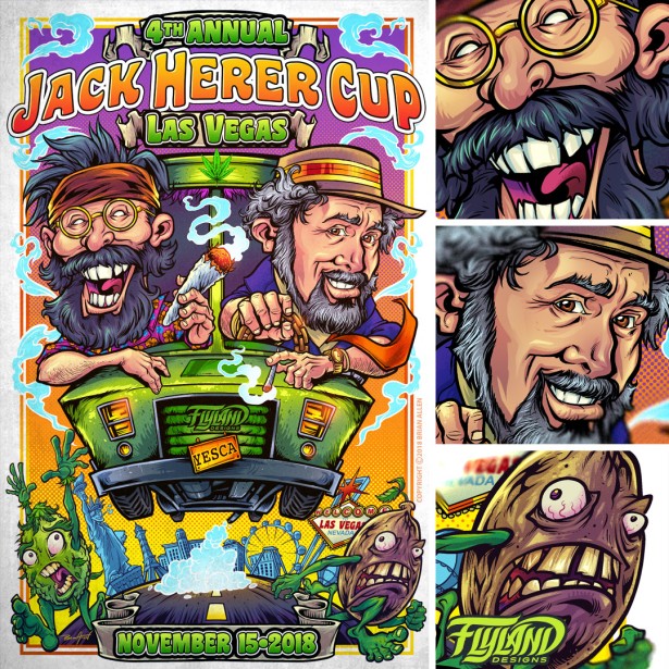 The Event Poster for The Jack Herer Cup 2018