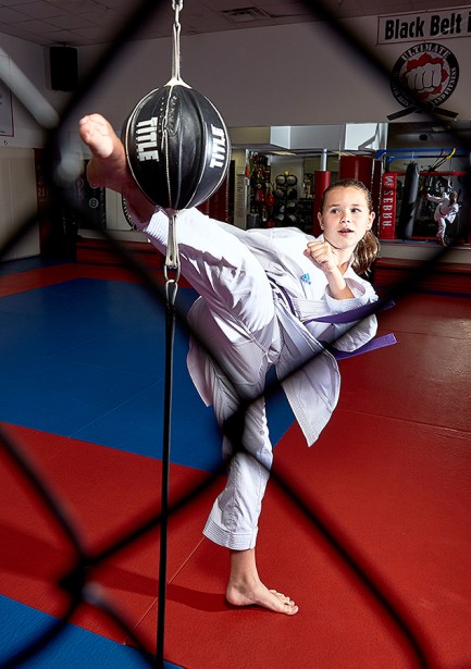 Barraclough Shares His Admiration for Young Karate Champion