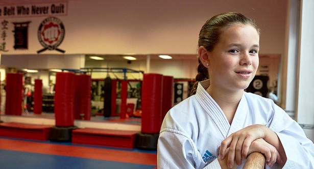 Barraclough Shares His Admiration for Young Karate Champion
