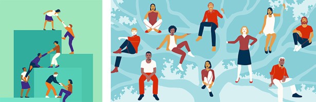 Guidone’s Corporate illustrations for GroupM