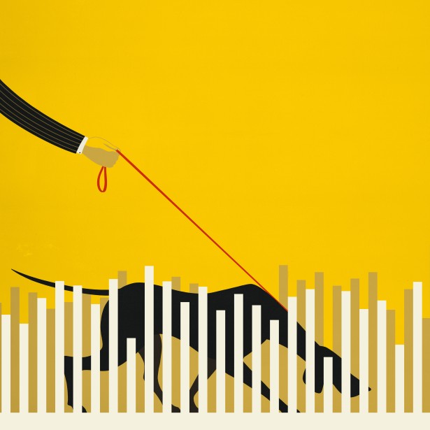 Krause Illustrates WSJ Cover About Navigating the Stock Market
