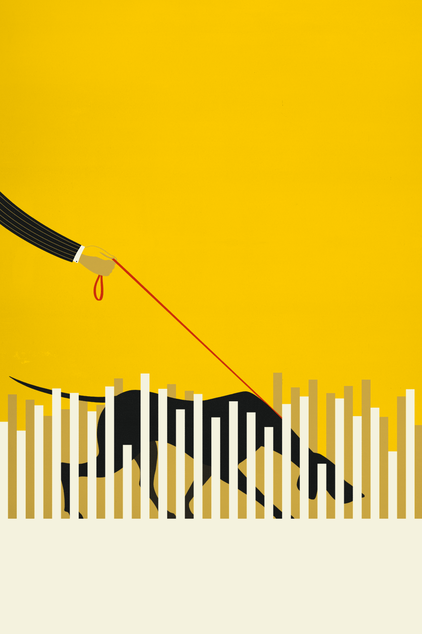 Krause Illustrates WSJ Cover About Navigating the Stock Market