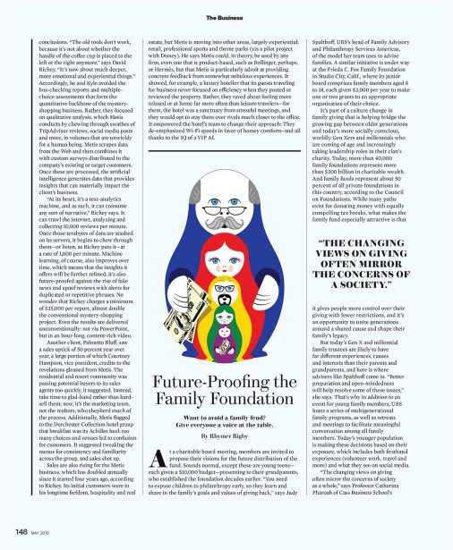 Garland's "Family Philanthropy" for Robb Report Magazine