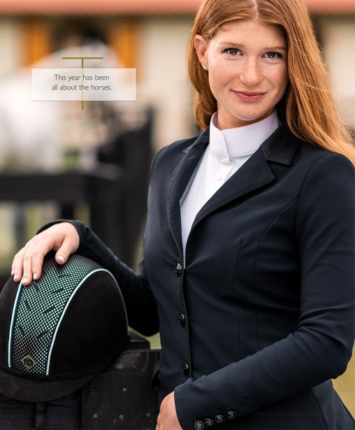 George Kamper Photographs Jennifer Gates for Equestrian Living