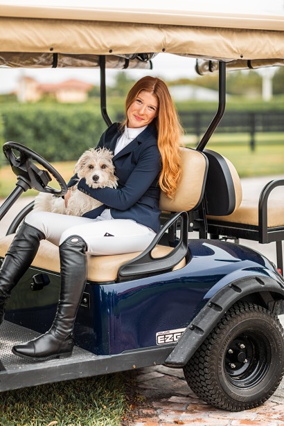 George Kamper Photographs Jennifer Gates for Equestrian Living