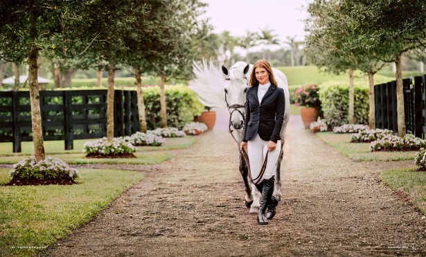 George Kamper Photographs Jennifer Gates for Equestrian Living