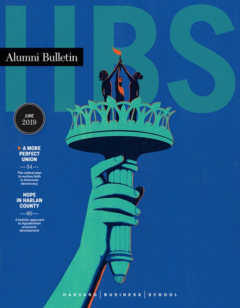 Dan Bejar Illustrates Harvard Business School Magazine