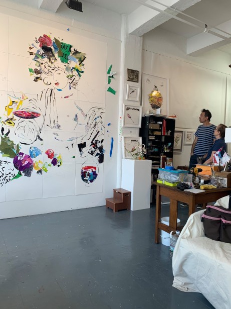 Cocotos Shares Images From “Artists Open Studios” Show