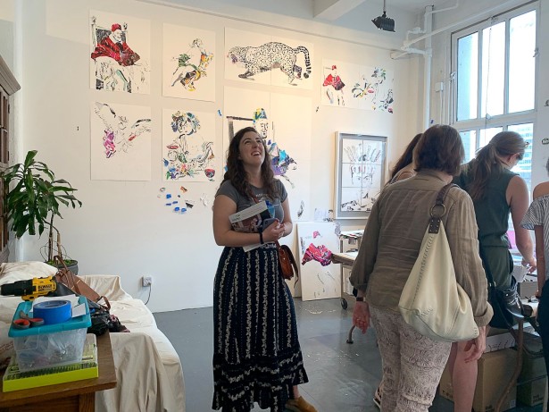 Cocotos Shares Images From “Artists Open Studios” Show