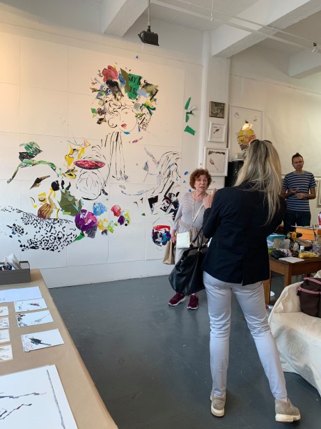 Cocotos Shares Images From “Artists Open Studios” Show