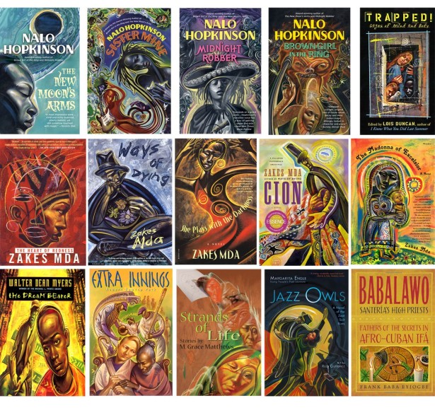 A Glimpse Into Illustrator Rudy Gutierrez’s Book Cover Collection