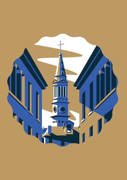 Advertising illustration for Mamu Monferrato.