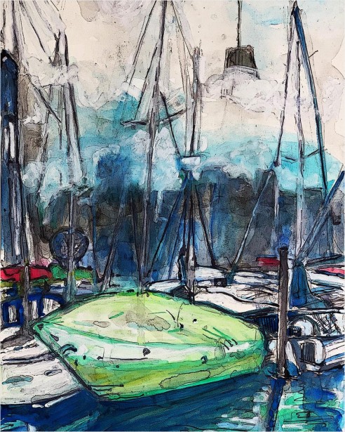 Wiseman Finds Peace And Serenity At the Marina