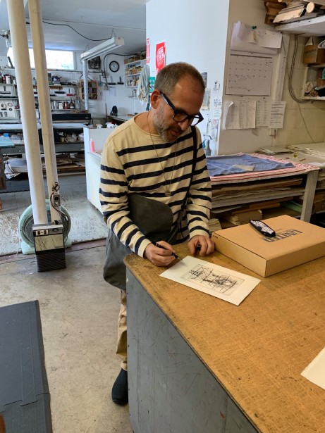 Feldman Spends the Day At the Printers