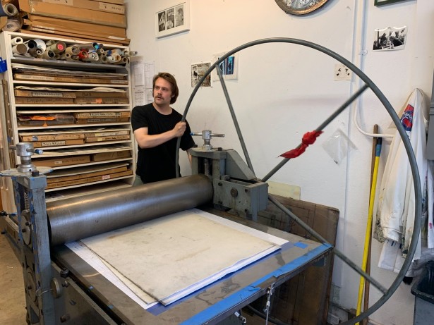 Feldman Spends the Day At the Printers
