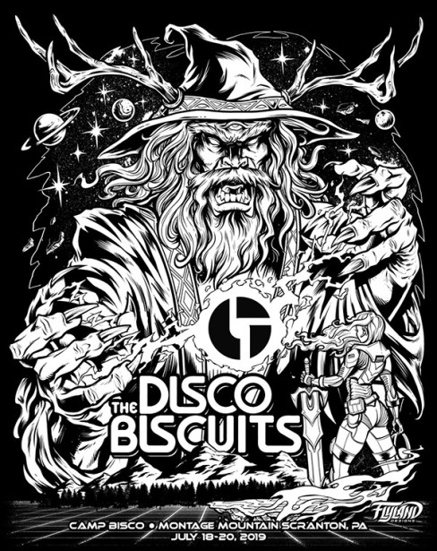 The Disco Biscuits Official T-shirt and Gig Poster Design