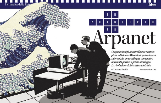 Canu for L'Espresso's Arpanet Article