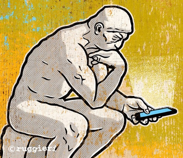 Alberto Ruggieri illustrates the cover for " Corriere Salute"