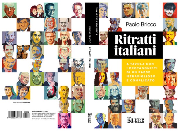 Ivan Canu's 56 Portraits for "Ritratti Italiani" Newly Published Book