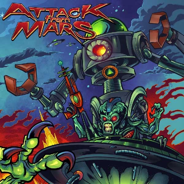 Attack From Mars Alternative Backglass