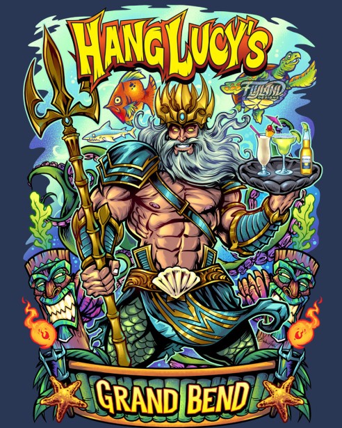 Hang Lucy’s Tiki Bar Artwork