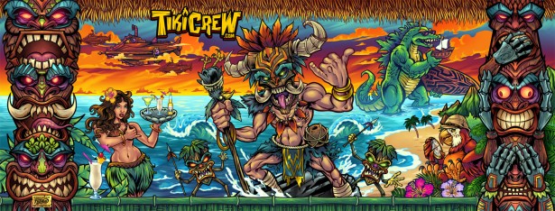 Hang Lucy’s Tiki Bar Artwork