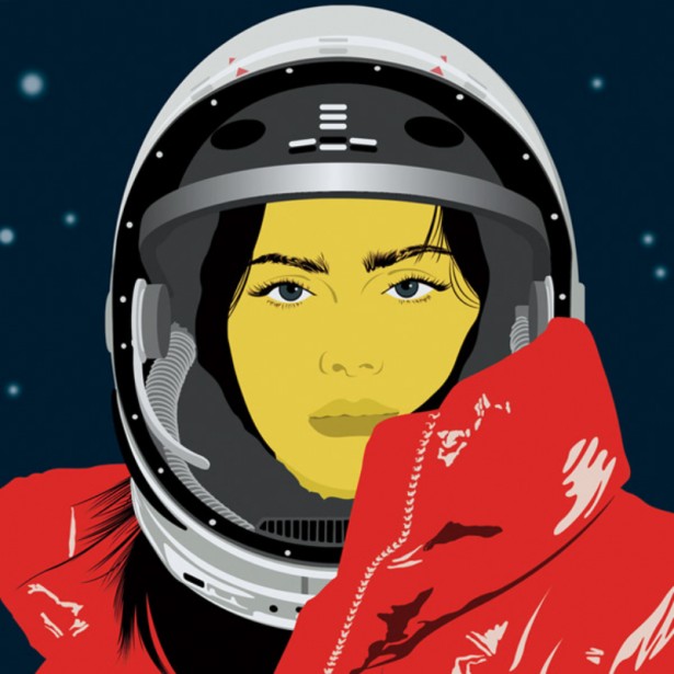 Garland Illustrates Outer(Space)Wear for Delta Sky Magazine