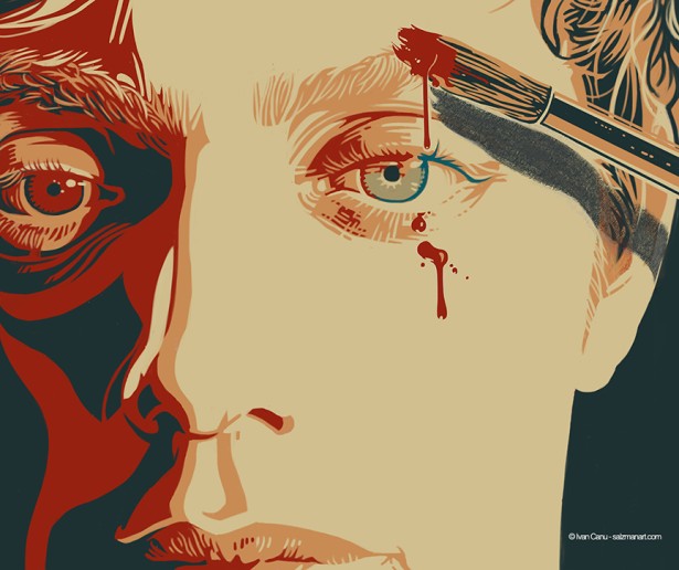Illustrator Ivan Canu's "Dorian Gray" Picture Book