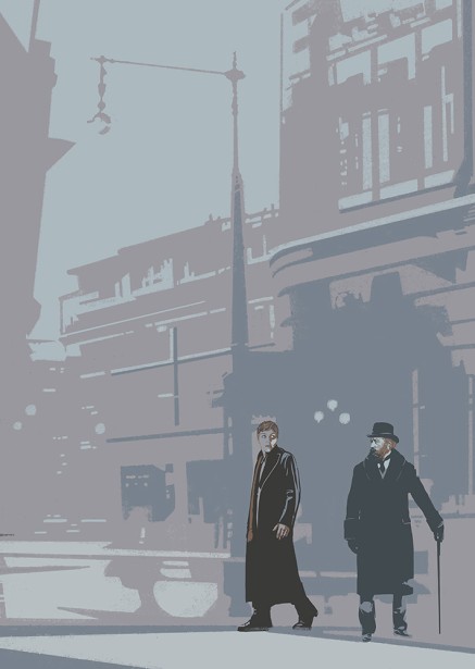 Illustrator Ivan Canu's "Dorian Gray" Picture Book