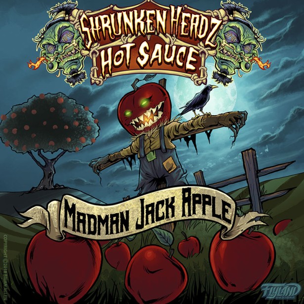Shrunken Headz Hot Sauce Labels