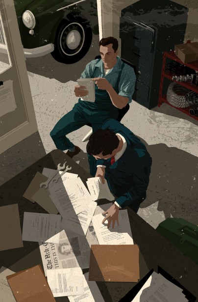 Mark Smith Illustrates New Edition of “The Franchise Affair”