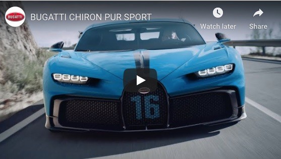 Puschmann Shares Newly Shot Ad for Bugatti Chiron Pur Sport