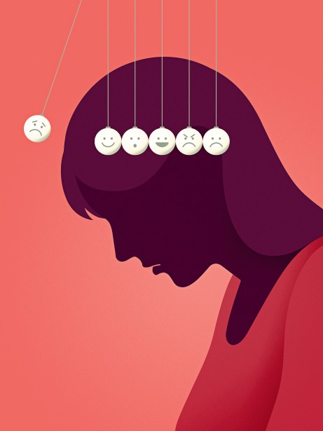 Full-page illustration for Health magazine