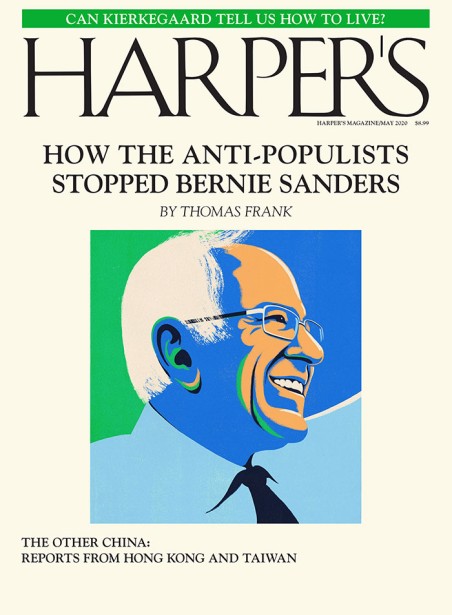 Bejar Illustrates Bernie Sanders for Harper’s Magazine Cover Story