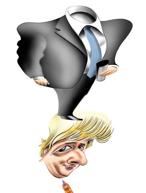 Knobel’s Caricature of Boris Johnson Selected for AI 39!