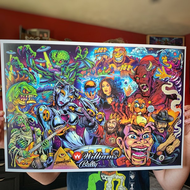 Williams Pinball Mashup Translite