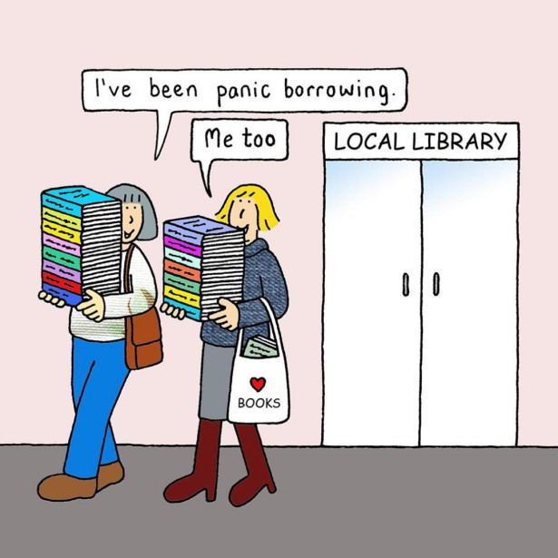 Taylor Documents Self-Isolation with New Cartoon-Series