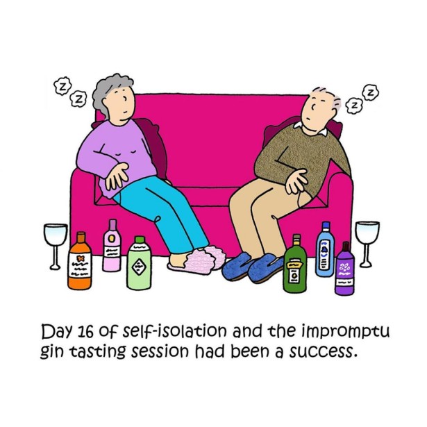 Taylor Documents Self-Isolation with New Cartoon-Series