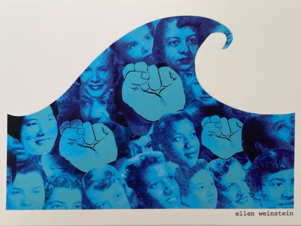 Ellen Weinstein's Blue Wave Project Postcard