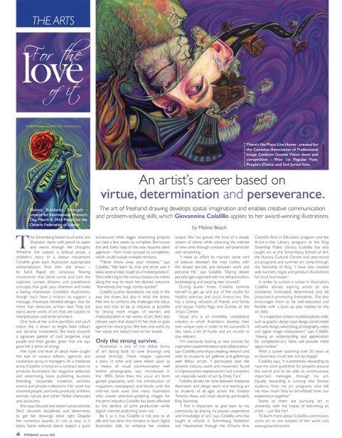 Giovannina Featured In King Mosaic and King Weekly Sentinel