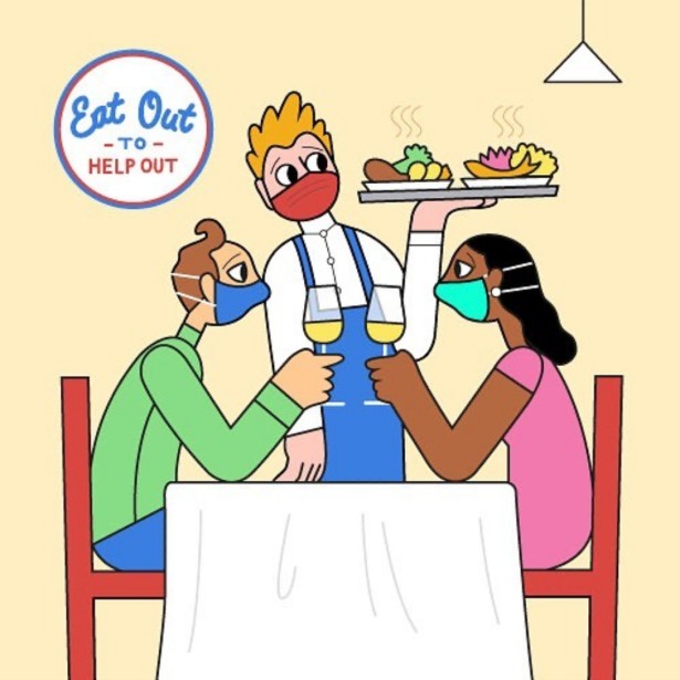 Benn Tries Out the “Eat Out to Help Out” Scheme