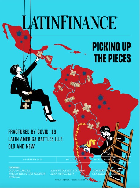 Canu's New Cover for LatinFinance Magazine